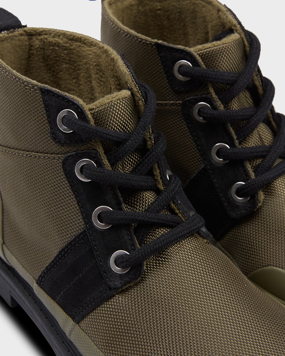Botins Hunter Feminina Pretas/Verde Oliva - Original Insulated Commando - 75BNLEOZI